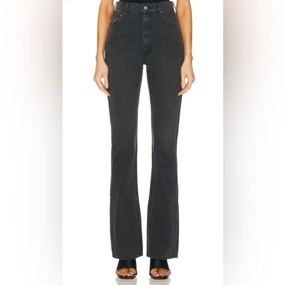 MOTHER denim snacks split heel size 28